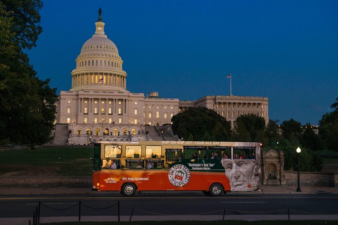 Washington DC Monuments by Moonlight Tour by Trolley - Comfort on an open-air trolley in DC weather