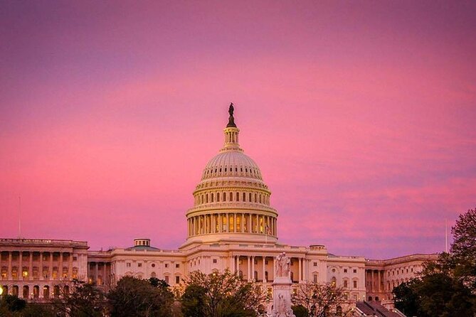 Washington DC Moonlight Tour by Electric Cart - First Stop: National Law Enforcement Officers Memorial, Then the Capitol Dome