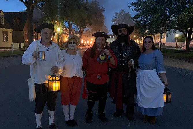 Williamsburg Ghosts, Witches and Pirates Tour - A Nighttime Colonial Williamsburg Walk That Feels Like Street Theater
