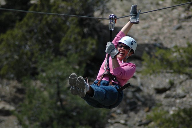 Zipline Tour - Entering The Rocks With Six Lines Over River and Canyon
