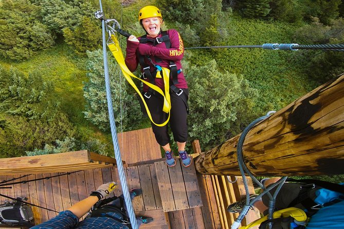 Ziplining across the Beautiful Gallatin River - Gallatin River ziplining between Bozeman and Big Sky